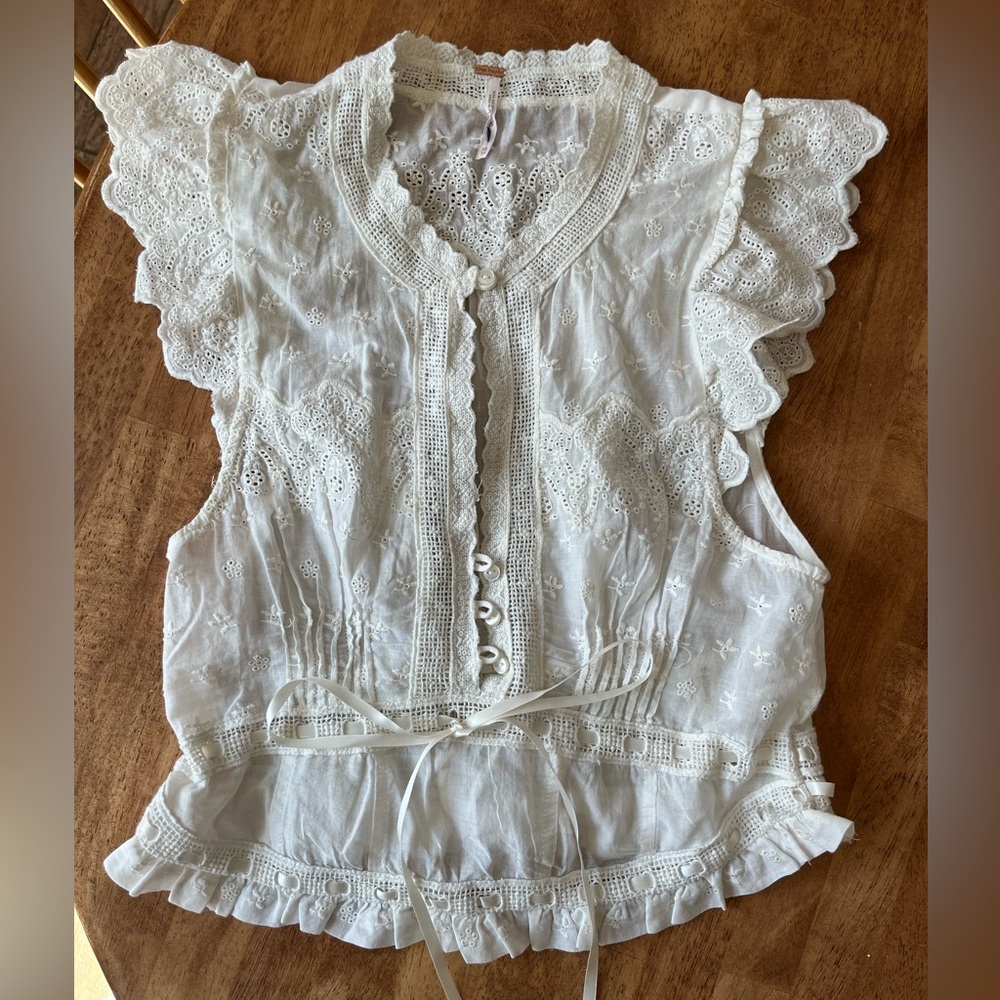 Free People Babydoll blouse
